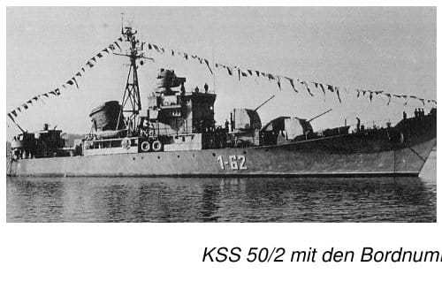 Abbildung aus der KSS-Broschüre Teil 5, Seite 6, zum Beitrag „Küstenschutzschiffe Pr. 50: Unterstellung, Status des Truppenteiles, Bordnummern“