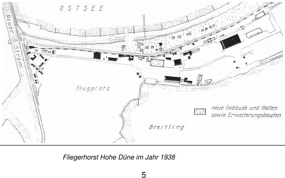 Fliegerhorst Hohe Düne im Jahr 1938