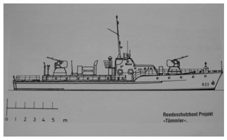 Abbildung aus der KSS-Broschüre Teil 9, Seite 14, zum Beitrag „Saßnitz als Marinestützpunkt (Teil 2, 1945 – 1990)“